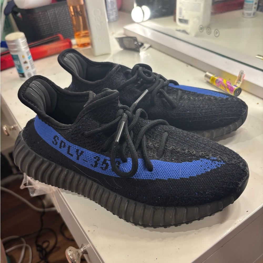 Kids Black and Blue Sneakers